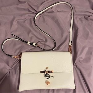 White purse